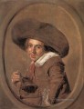 Ein junger Mann in einem großen Hut Porträt Niederlande Goldene Zeitalter Frans Hals